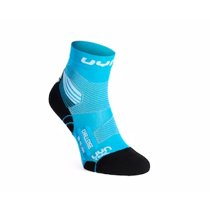 Frauensocken UYN  Run Trail Challenge turquoise/white