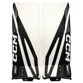 Goalie Schienen CCM Eflex 7.5 White/Black Senior