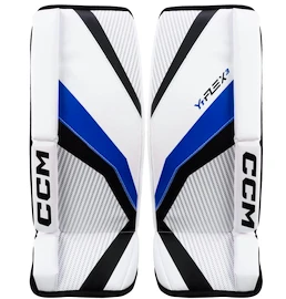 Goalie Schienen CCM YTflex 3 white/white/royal/black Bambini (Youth)