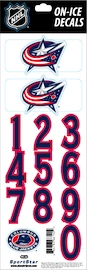 Helmnummer Sportstape ALL IN ONE HELMET DECALS - COLUMBUS BLUE JACKETS