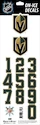 Helmnummer Sportstape  ALL IN ONE HELMET DECALS - LAS VEGAS GOLDEN KNIGHTS