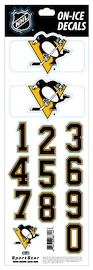 Helmnummer Sportstape ALL IN ONE HELMET DECALS - PITTSBURGH PENGUINS