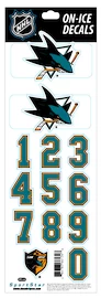 Helmnummer Sportstape ALL IN ONE HELMET DECALS - SAN JOSE SHARKS