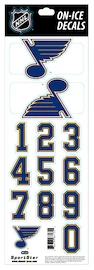 Helmnummer Sportstape ALL IN ONE HELMET DECALS - ST. LOUIS BLUES