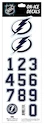 Helmnummer Sportstape  ALL IN ONE HELMET DECALS - TAMPA BAY LIGHTENING