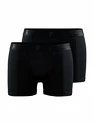 Herren Boxer Shorts Craft  Dry 3" 2-Pack Black