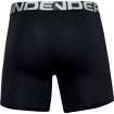 Herren Boxer Shorts Under Armour  Charged Cotton 6in 3Pack Black