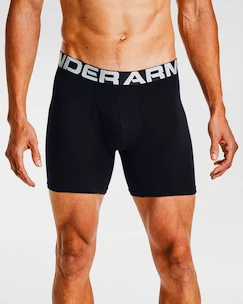 Herren Boxer Shorts Under Armour  Charged Cotton 6in 3Pack Black  S