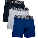 Herren Boxer Shorts Under Armour  Charged Cotton 6in 3Pack Blue  S