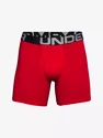 Herren Boxer Shorts Under Armour  Charged Cotton 6in 3Pack Red