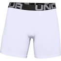 Herren Boxer Shorts Under Armour  Charged Cotton 6in 3Pack White  S