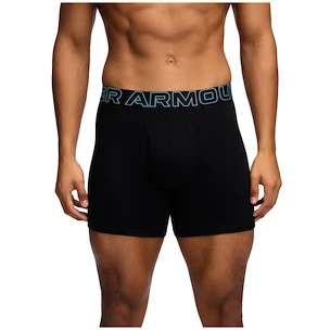 Herren Boxer Shorts Under Armour Perf Cotton 6in 3Pack Black