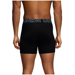 Herren Boxer Shorts Under Armour Perf Cotton 6in 3Pack Black