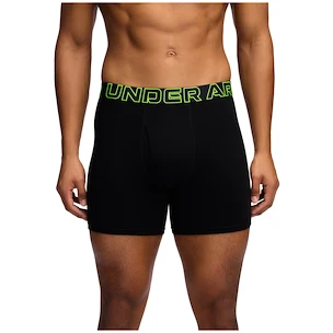 Herren Boxer Shorts Under Armour Perf Cotton 6in 3Pack Black