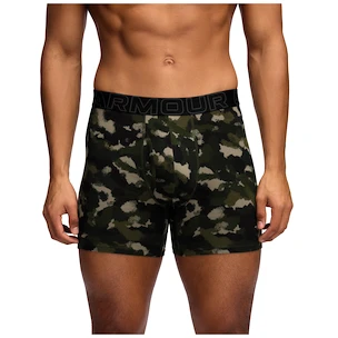 Herren Boxer Shorts Under Armour Perf Cotton Nov 6in 3Pack Green