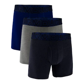 Herren Boxer Shorts Under Armour Perf Cotton Solid 6in 3Pack Navy