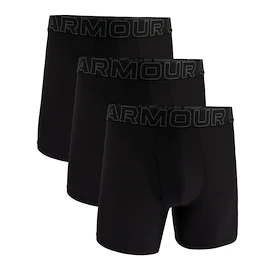 Herren Boxer Shorts Under Armour Perf Tech Mesh Solid 6in 3Pack Black