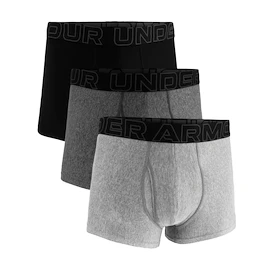 Herren Boxer Shorts Under Armour Perf Tech Solid 3in 3Pack Steel Heather
