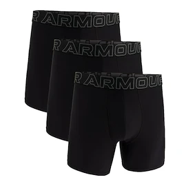 Herren Boxer Shorts Under Armour Perf Tech Solid 6in 3Pack Black