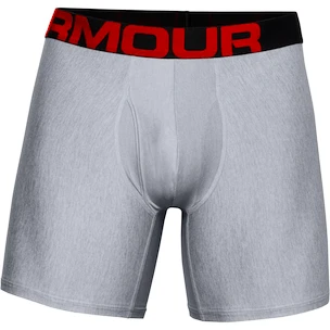 Herren Boxer Shorts Under Armour  Tech 6in 2Pack Grey