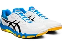 Herren Hallenschuhe Asics Gel-Blade 7 White/Black - UK 11