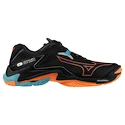 Herren Hallenschuhe Mizuno  Wave Lightning Z8 Black/Neon Flame  EUR 43