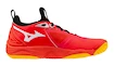 Herren Hallenschuhe Mizuno  WAVE MOMENTUM 3 Radiant Red/White/Carrot Curl