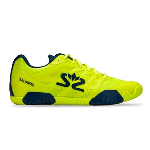 Herren Hallenschuhe Salming  Hawk 2 Men Fluo Green/Navy
