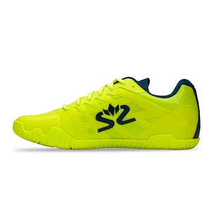 Herren Hallenschuhe Salming  Hawk 2 Men Fluo Green/Navy