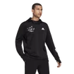 Herren Hoodie adidas  Signature Running Black