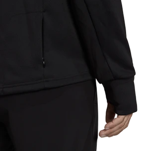 Herren Hoodie adidas  Signature Running Black