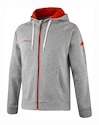 Herren Hoodie Babolat  Exercise Hood Jacket Men High Rise Hthr