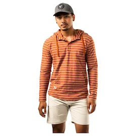 Herren Hoodie Bauer LTWHT Stripe Hoodie Brick
