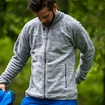 Herren Hoodie Bergans  Hareid Fleece Grey