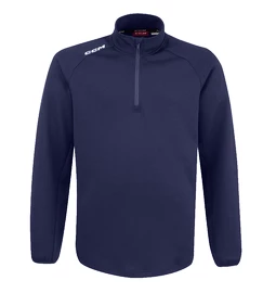 Herren Hoodie CCM LOCKER ROOM FLEECE 1/4 ZIP True Navy
