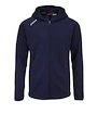 Herren Hoodie CCM  LOCKER ROOM FLEECE FULL ZIP HOODIE true navy