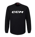 Herren Hoodie CCM  LOCKER ROOM Sweather black, Senior M