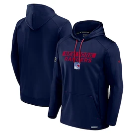 Herren Hoodie Fanatics AP Rink Poly fleece Pullover Hood New York Rangers