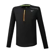 Herren Hoodie Mizuno  Dry Aero Flow LS HZ/Black