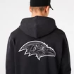 Herren Hoodie New Era  NFL Outline logo po hoody Baltimore Ravens