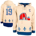 Herren Hoodie Old Time Hockey Vintage Player Lacer Quebec Nordiques Joe Sakic 19