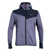 Herren Hoodie Salewa  Agner Hybrid PL/DST Navy Blazer Melange