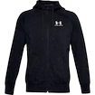 Herren Hoodie Under Armour  SPECKLED FLEECE FZ HOODIE-BLK