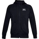 Herren Hoodie Under Armour  SPECKLED FLEECE FZ HOODIE-BLK