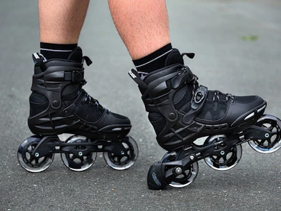 Herren Inline Skates Powerslide  Phuzion Argon Black 100 Trinity  EUR 45