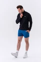 Herren Jacke Nebbia  Long sleeved w hoodie Sporty Zipper Jacket with side pockets “Control” 332 black