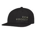 Herren Kappe  CCM  FLATBRIM SNAPBACK Black  Senior