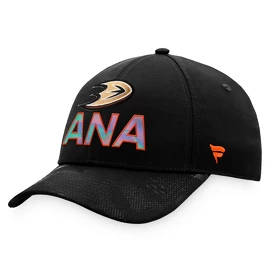 Herren Kappe Fanatics Authentic Pro Locker Room Structured Adjustable Cap NHL Anaheim Ducks