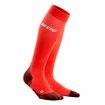 Herren-Kompressionssocken CEP  Ultralight Lava/Dark Red