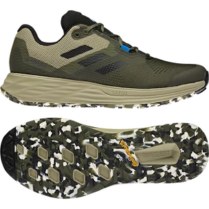 Herren Laufschuhe adidas  Terrex Two Flow Focus Olive